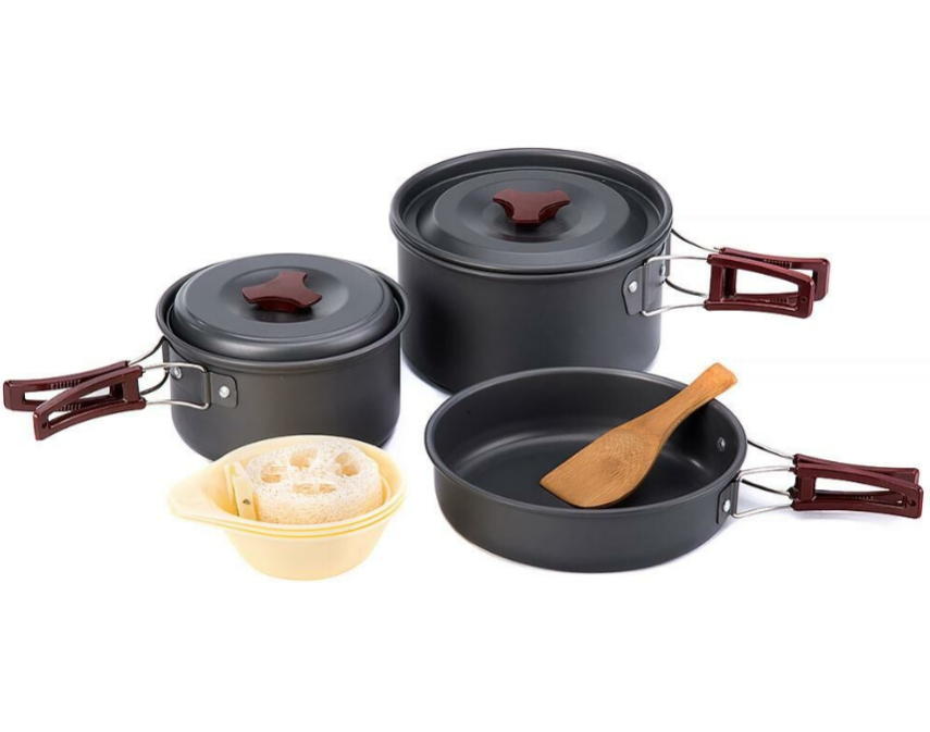 Naturehike 2-3 Kişilik Kamp Pişirme Seti - 1