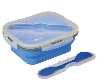 Silikon Katlanabilir Tek Gözlü Yemek Seti - NURGAZ