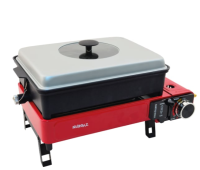 Portatif Gazlı Barbekü ve Pişirme Seti - NURGAZ