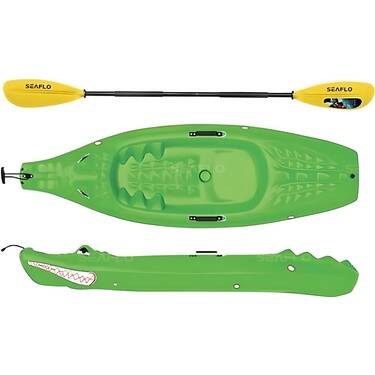 SEAFLO TEK KİŞİLİK GENÇ KANO YEŞİL TİMSAH - 1