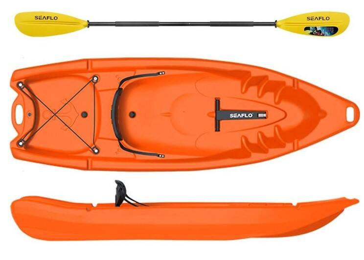 SEAFLO TEK KİŞİLİK PEDALLI KANO - 6