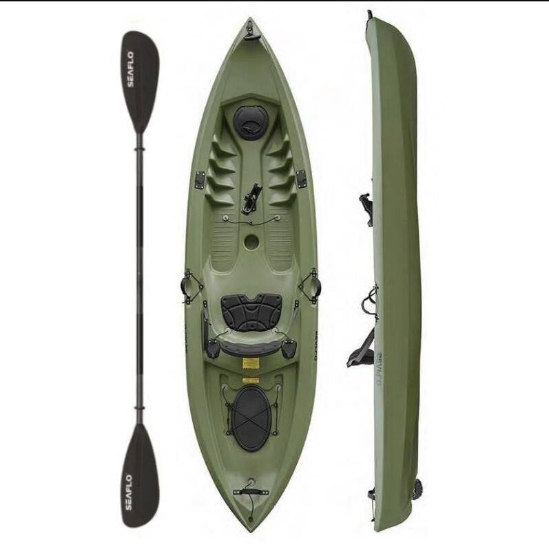 SEAFLO TEK KİŞİLİK BALIKÇI KANO YEŞİL - 2