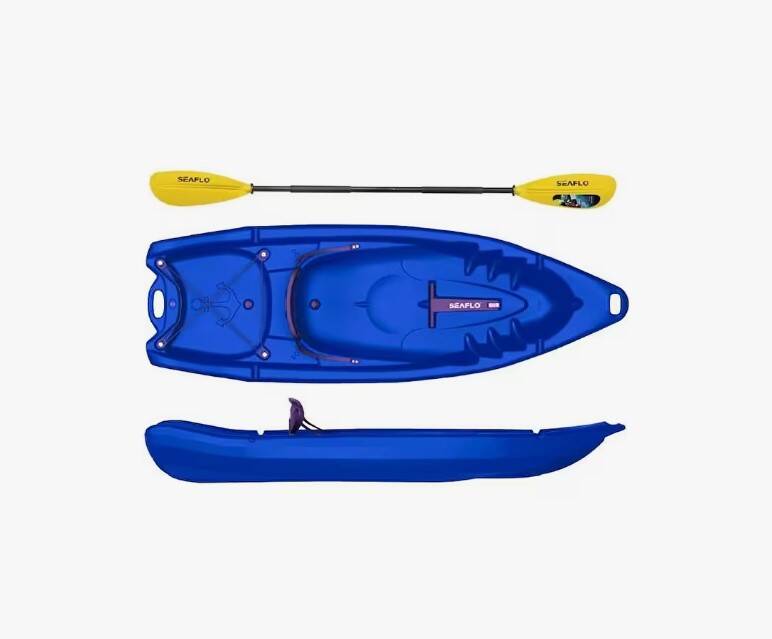 SEAFLO TEK KİŞİLİK YETİŞKİN KANO MAVİ - 1