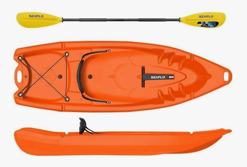 SEAFLO TEK KİŞİLİKYETİŞKİN KANO TURUNCU - 1