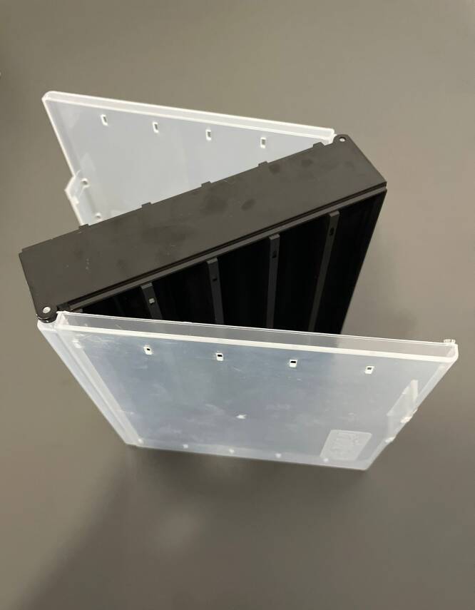 SAHTE KUTUSU, PLASTİK L, ÇİFT YÜZ, 10 GÖZ, - 3