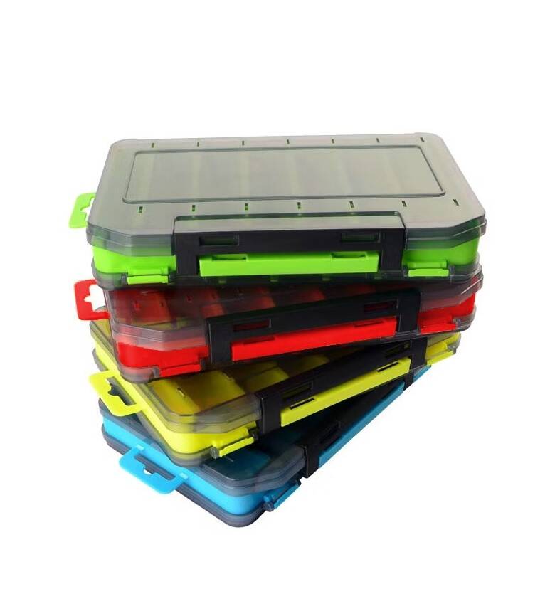 KUTU 7224 SAHTE BALIK İÇİN 14GÖZLÜ 19X11CM GREEN - 1