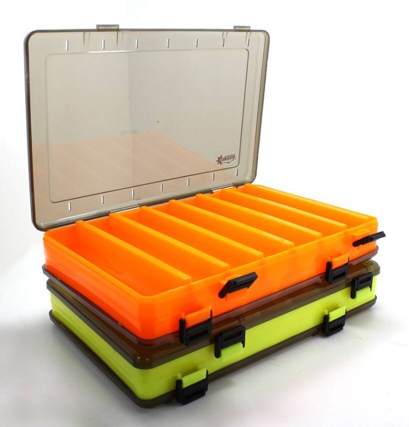 KUTU 7219 SAHTE BALIK İÇİN 14GÖZLÜ 27X17CM ORJ TURUNCU - 1