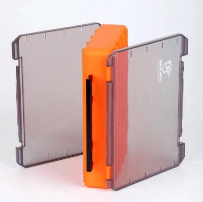 SHUFA Lure Box Çift TaraflıKutu 110mm - TuruncuPlasticbox F04 XS - 6