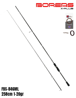 Fujin Boreas 258 cm 1-20 gr 2 Parçalı LRF Kamış - Fujin