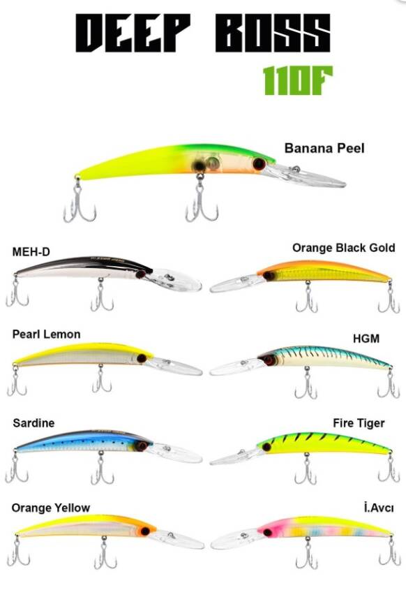 Fujin DeepBoss 110F 16gr Maket Balık - 1