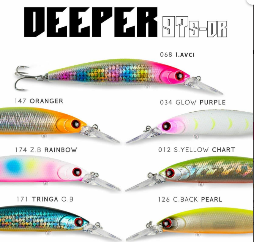 Fujin Deeper97 Sinking 97mm 18gr Maket Balık - 1