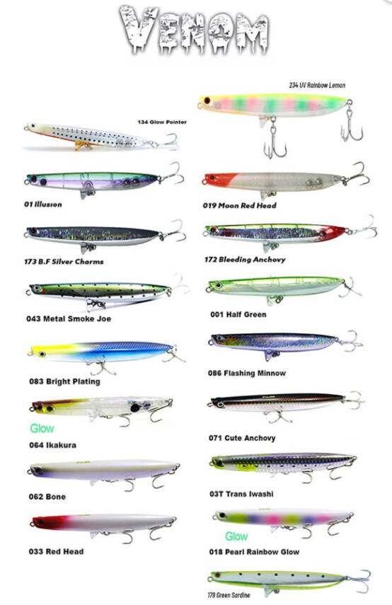 Fujin Venom Vm120Sw Su Üstü Maket Balık - 1