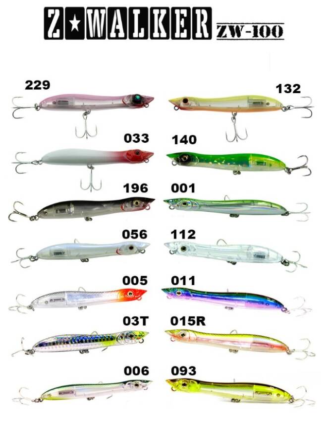 Fujin Z-Walker 100MM 11gr Su Üstü Maket Balık - 1