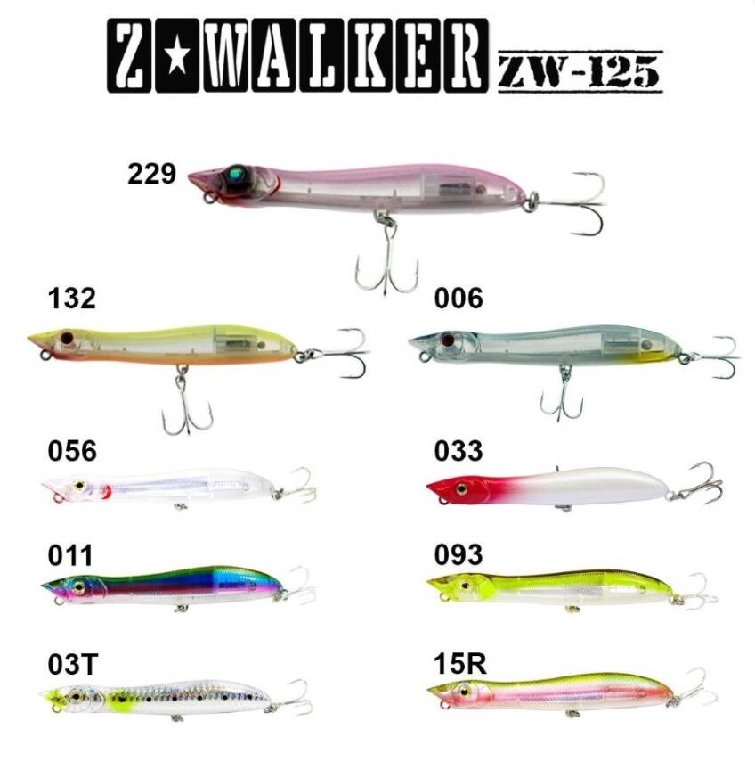 Fujin Z-Walker 125mm 18gr Su Üstü Maket Balık - 1