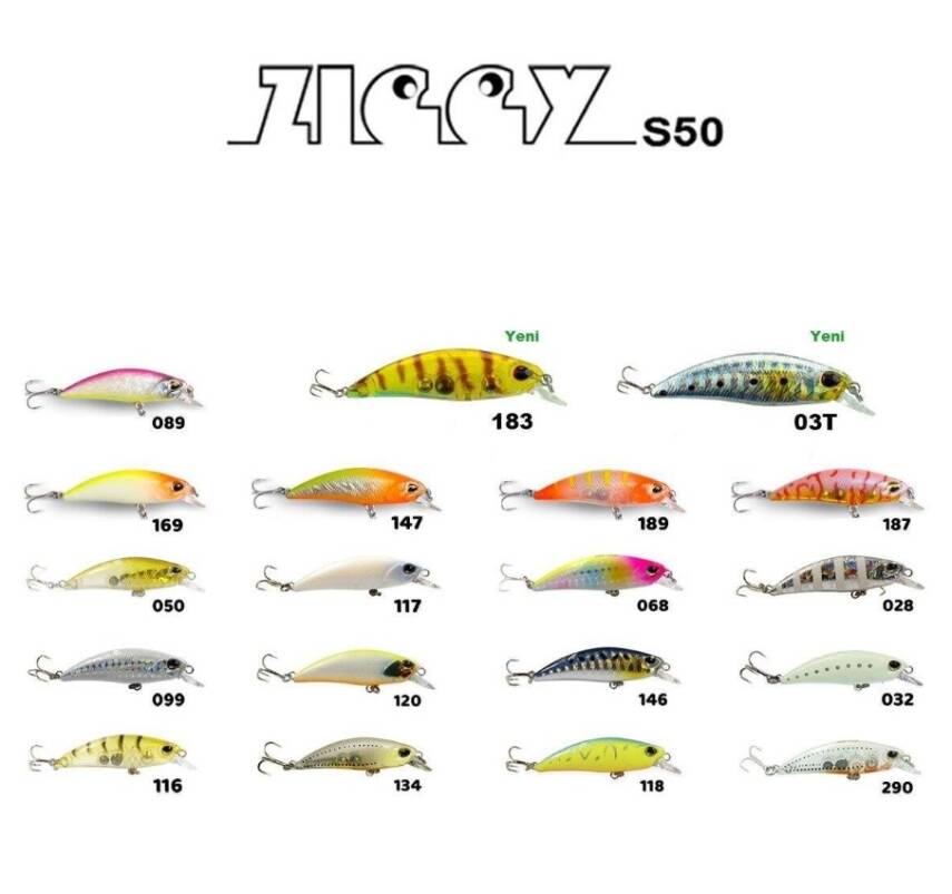 Fujin Ziggy 50mm 3.6gr Sinking LRF Maket Balık - 1