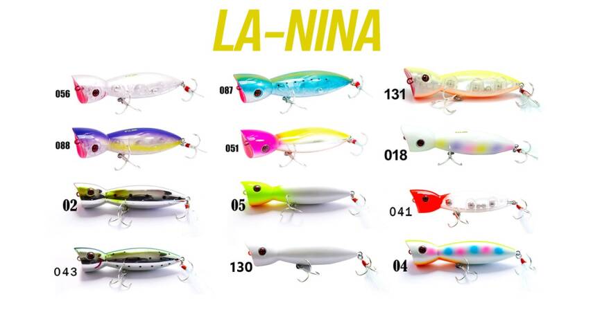 Fujin La-Nina Ln-100Sw Maket Balık Su Üstü Popper - 7