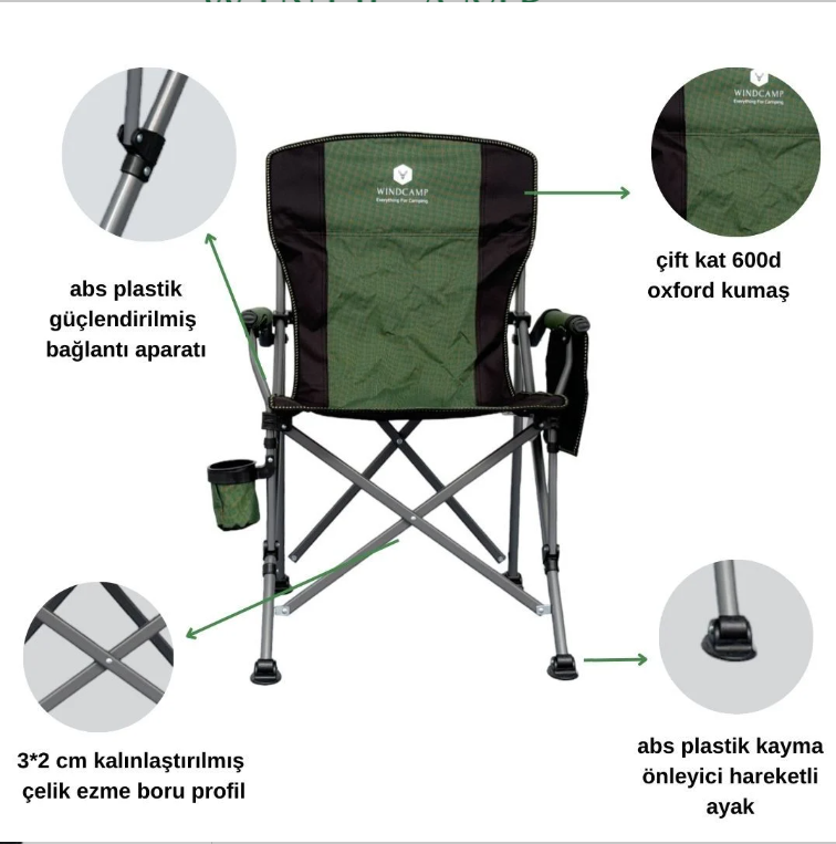 KATLANIR KAMP SANDALYESİ LUX - 2