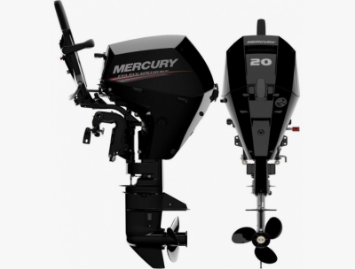 Mercury F 20 ELH PT EFI Manuel & Marşlı & Trimli Deniz Motoru - Mercury