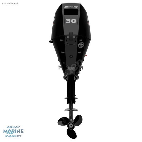 Mercury F 30 ELH PT EFI Manuel & Marşlı & Trimli Deniz Motoru - 1