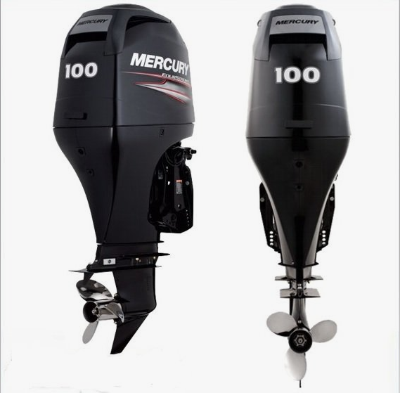 Mercury F 100 ELPT EFI Marşlı & Direksiyonlu & Trimli Deniz Motoru - 1