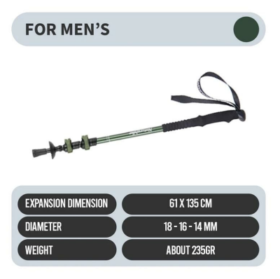 Naturehike ST01 3-Node 6061 AL Teleskopik Trekking Batonu 62-135 cm - Naturehike