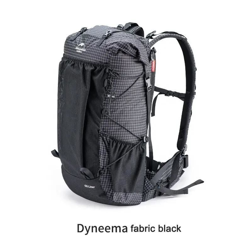 Naturehike Rock 60+5 Lt Trekking Sırt Çantası-Dyneema Black - 1
