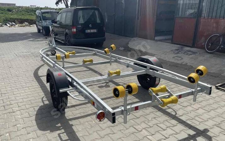 6 METRE TEKNE TAŞIMA RÖMORKU ÇİFT ŞASE - 1