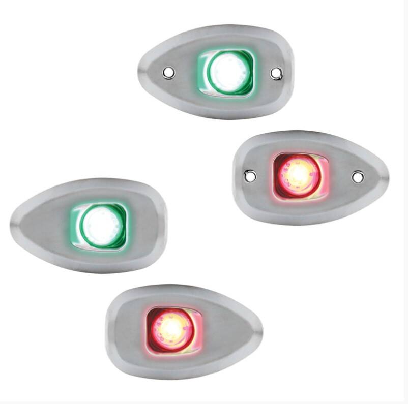 74361 MICRO LED 12 İskele&Sancak 112.5 Feneri, Set, Yüzey mon.,Krom G.,del - 1