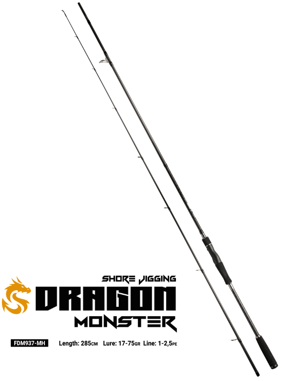 Fujin Dragon Monster 285 Cm 17-75 Gr Spin Olta Kamışı - 1