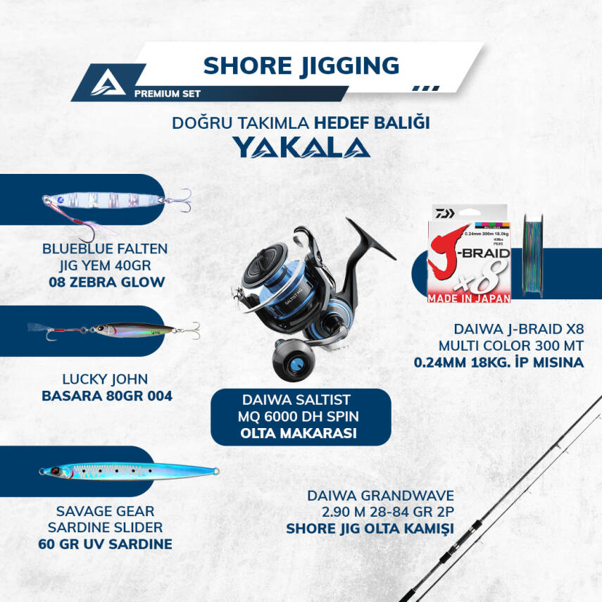 Shore Jigging Premıum Hazır Set Al , Yakala! - 1