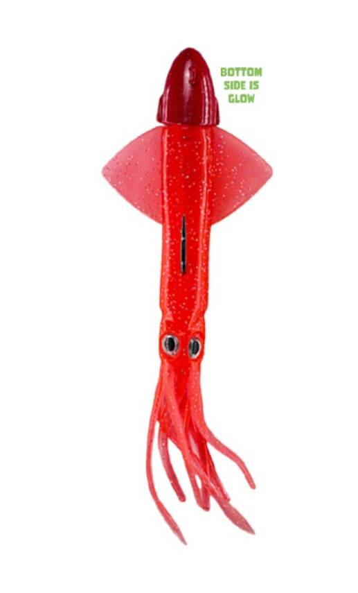 Fujin Calamax Squid 140 gr Kalamar Silikon Yem Red - 1