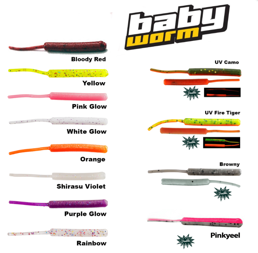 Fujin Baby Worm 5.2 cm Floating LRF Silikonu - 1