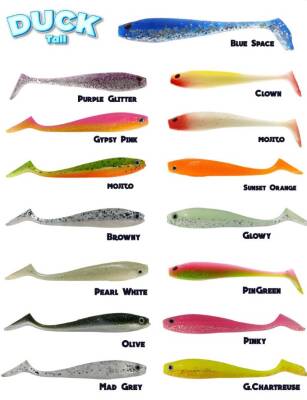 Fujin Duck Tail 9 Cm Silikon Balık - Fujin