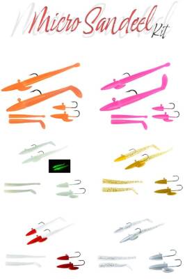 Fujin Micro Sandeel Kit Silikon Yem - Fujin