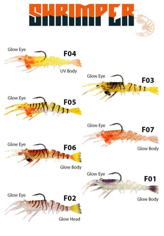 Fujin Shrimper 75mm 8.5gr Silikon Karides - 1