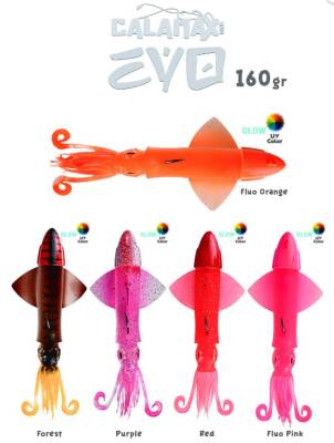 Fujin Calamax EVO 160gr Combo Squid Silikon Yem - Fujin