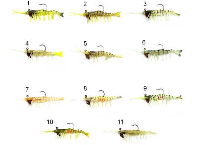 Captain 3049 Magic Shrimp 3D 76mm 5.5gr Silikon Karides Yem - KAPTAN