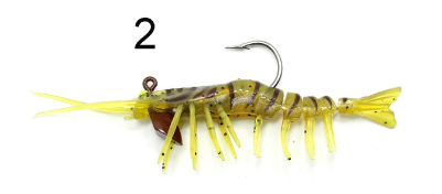 Captain 3049 Magic Shrimp 3D 76mm 5.5gr Silikon Karides Yem - 4