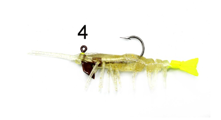 Captain 3049 Magic Shrimp 3D 76mm 5.5gr Silikon Karides Yem - 6