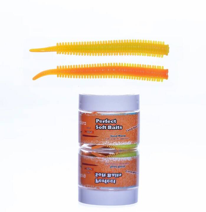 Pandora Kavanoz Perfect Soft Baits Sandworm 7 cm Candy - 6