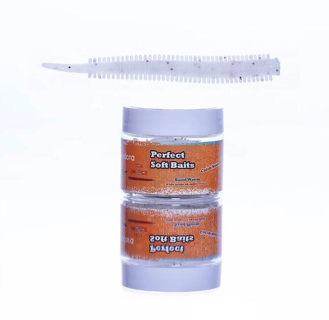 Pandora Kavanoz Perfect Soft Baits Sandworm 7 cm Candy - 8