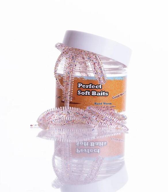 Pandora Kavanoz Perfect Soft Baits Sandworm 7 cm Candy - 10