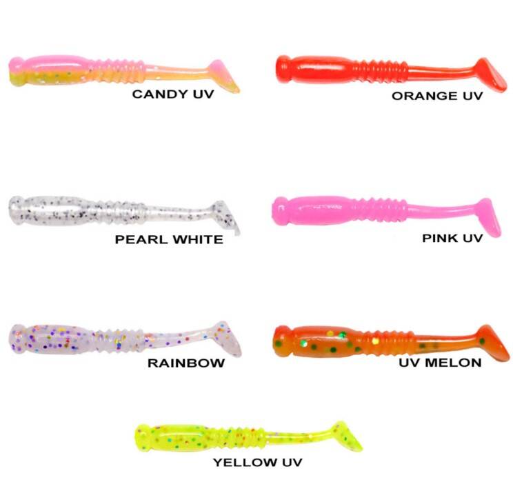 Ryuji Rock Tail 4 Cm 12 Adet Kokulu Silikon Yem - 1