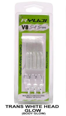 Ryuji V8 Silikon 8 Cm 5.5 Gr Silikon Maket Yem - Ryuji