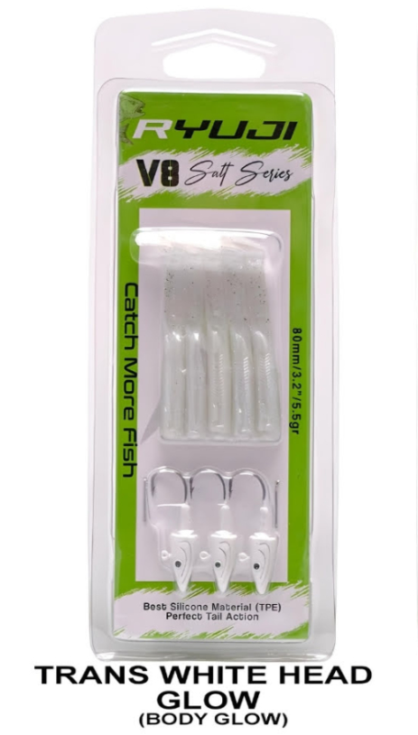 Ryuji V8 Silikon 8 Cm 5.5 Gr Silikon Maket Yem - 1