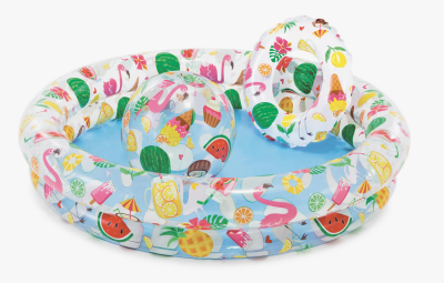 Intex 59460 Tropikal Desenli Havuz Top Simit 123cm - INTEX