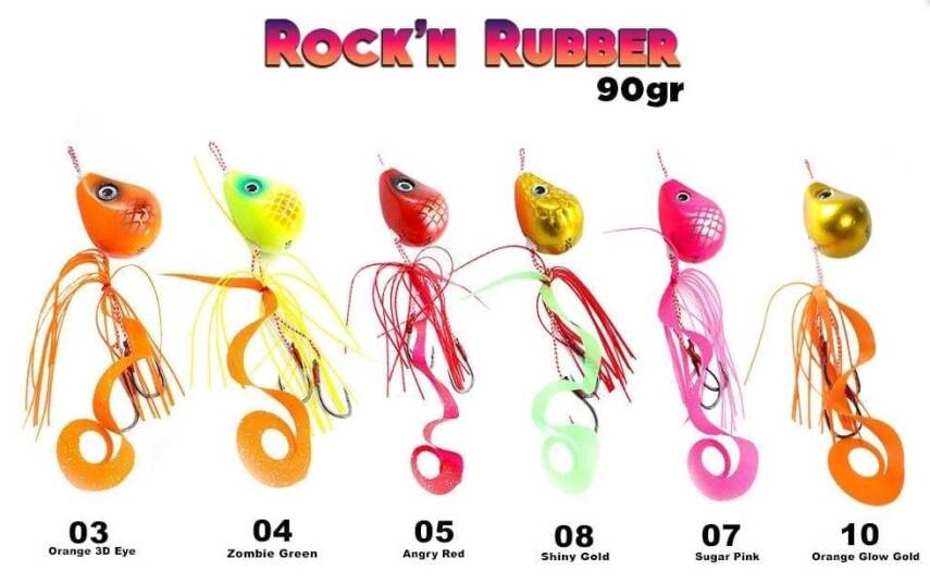 Fujin Rock'n Rubber 90 Gr Tai Rubber Set - 1