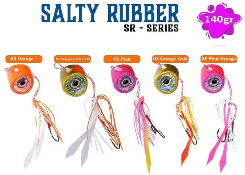 Fujin Salty Rubber 140gr SR Serisi Tai Rubber Set - 1