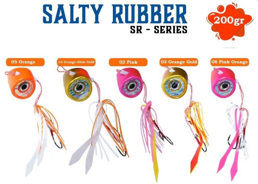 Fujin Salty Rubber 200gr SR Serisi Tai Rubber Set - 1