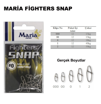 Maria Fighters Snap Rapala Klipsi - MARİA
